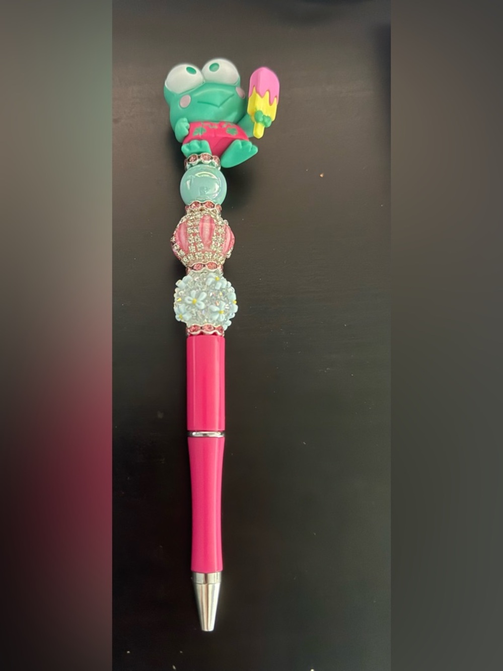 Keropi lolipop beaded pen